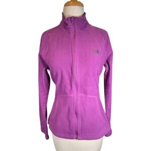 The North Face Women’s Full-Zip Fleece Jacket – Purple Size Medium Active Cozy